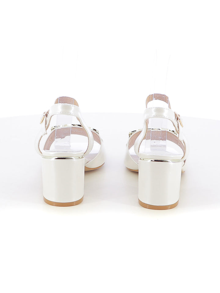 Sandali con cinturino donna EVA RINALDI FD25S-4P bianco | Costa Superstore