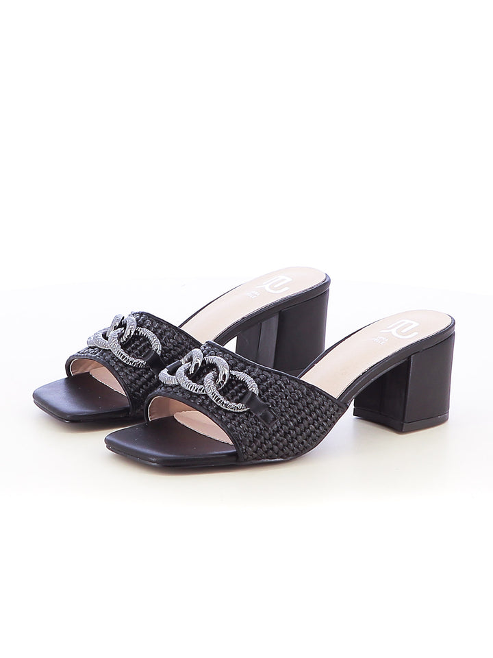 Ciabattine donna EVA RINALDI TF240601-4 nero | Costa Superstore