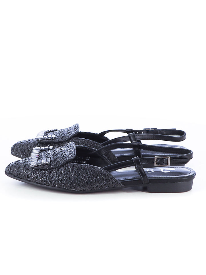 Décolleté slingback donna EVA RINALDI XQJ520-14 nero | Costa Superstore