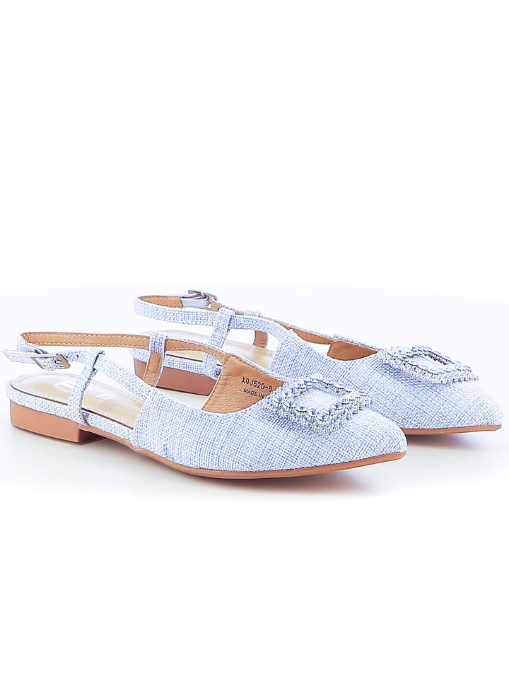 Décolleté slingback donna EVA RINALDI XQJ520-8 blu | Costa Superstore