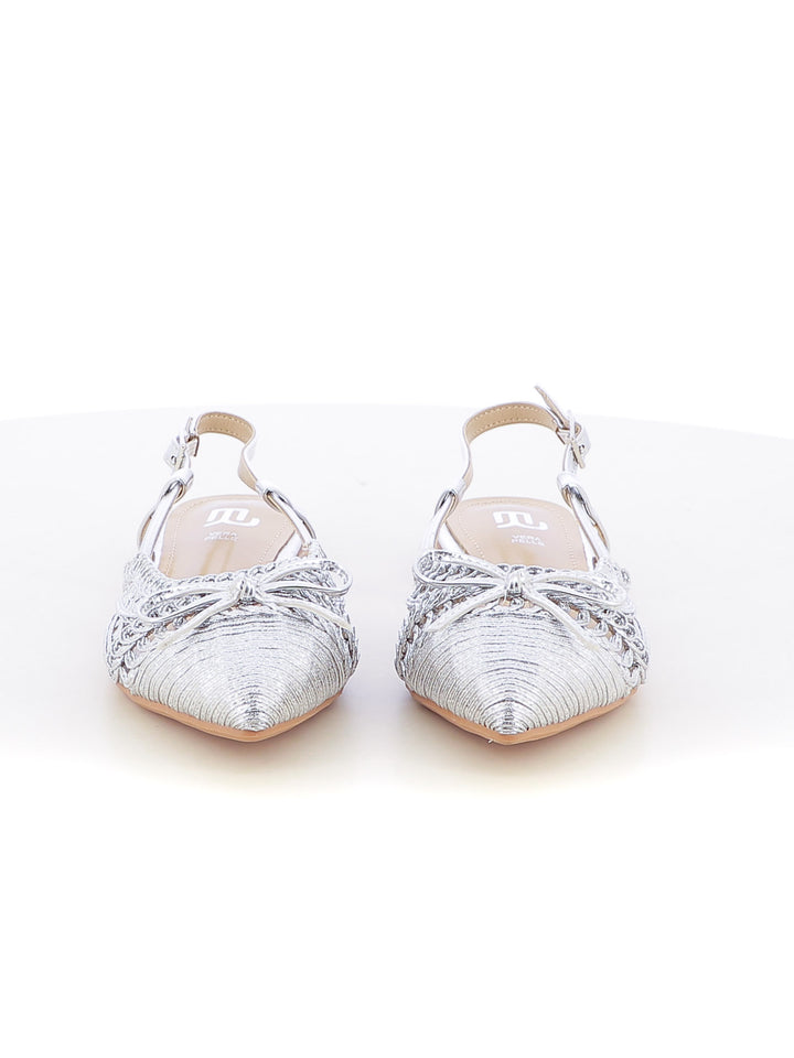 Ballerine slingback donna EVA RINALDI XYC8979-32 argento | Costa Superstore