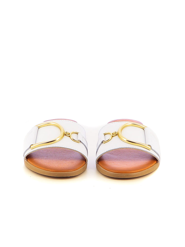 Ciabattine donna FEDERICA LORENZI 16288 bianco | Costa Superstore