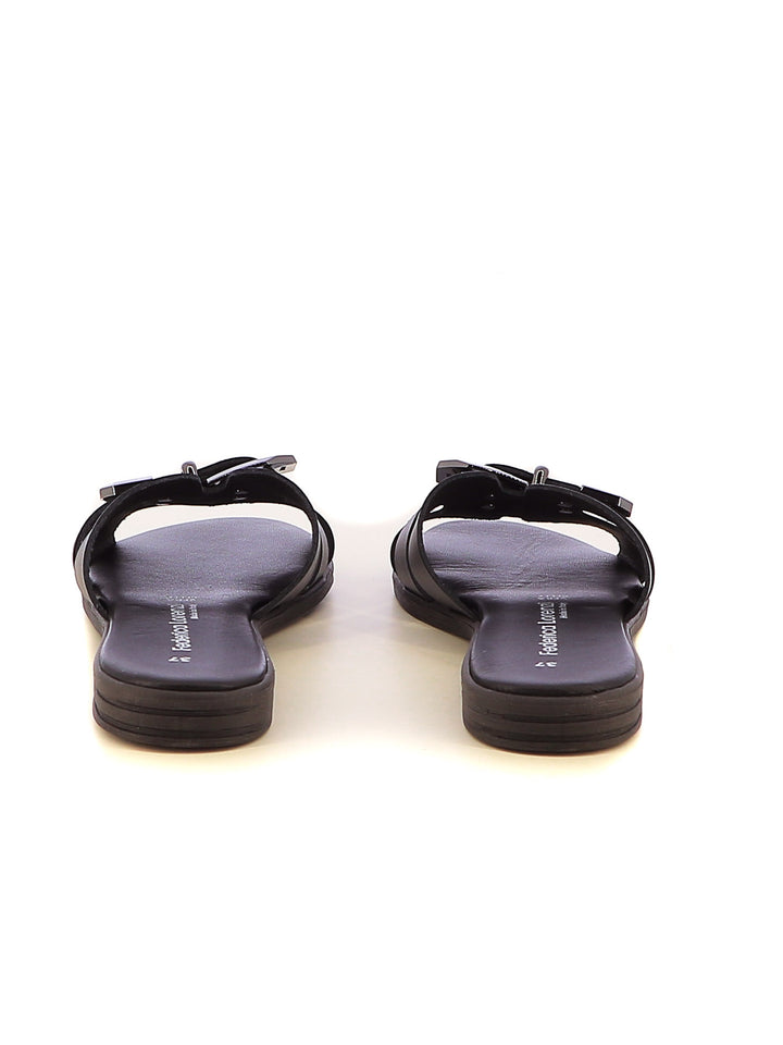 Ciabattine donna FEDERICA LORENZI 16291 nero | Costa Superstore