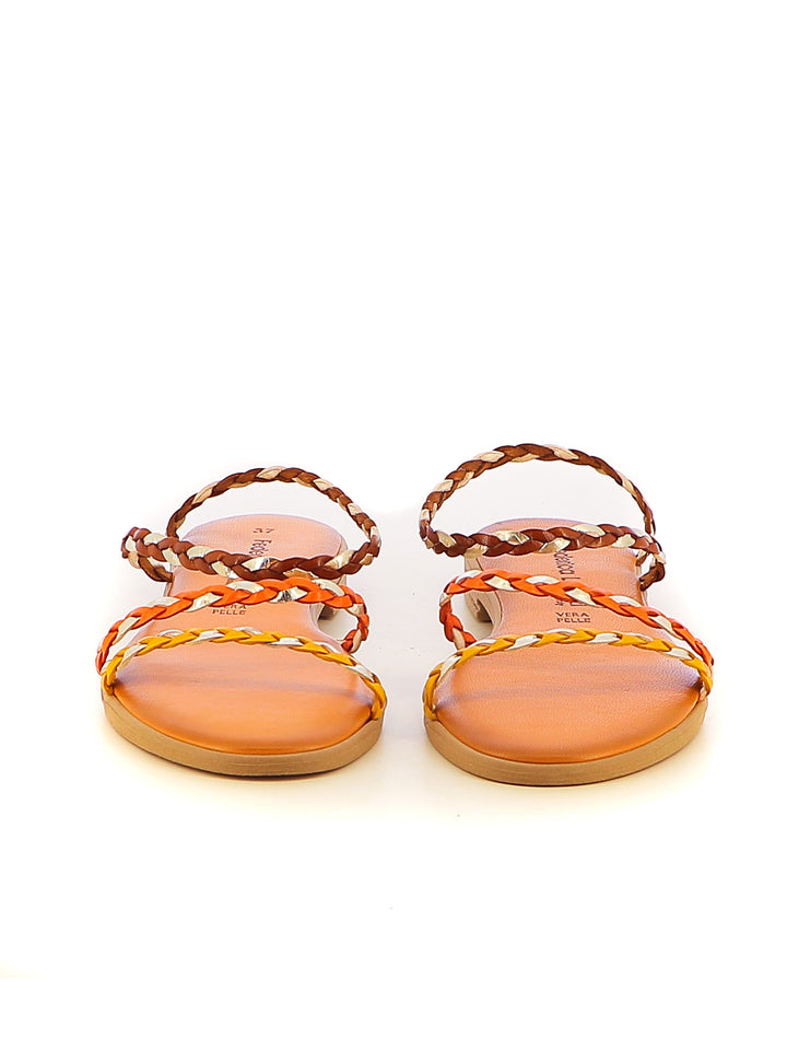 Sandali alla schiava donna FEDERICA LORENZI 16513 cuoio | Costa Superstore