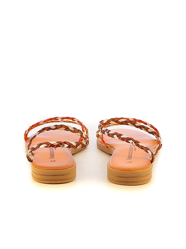 Sandali alla schiava donna FEDERICA LORENZI 16513 cuoio | Costa Superstore