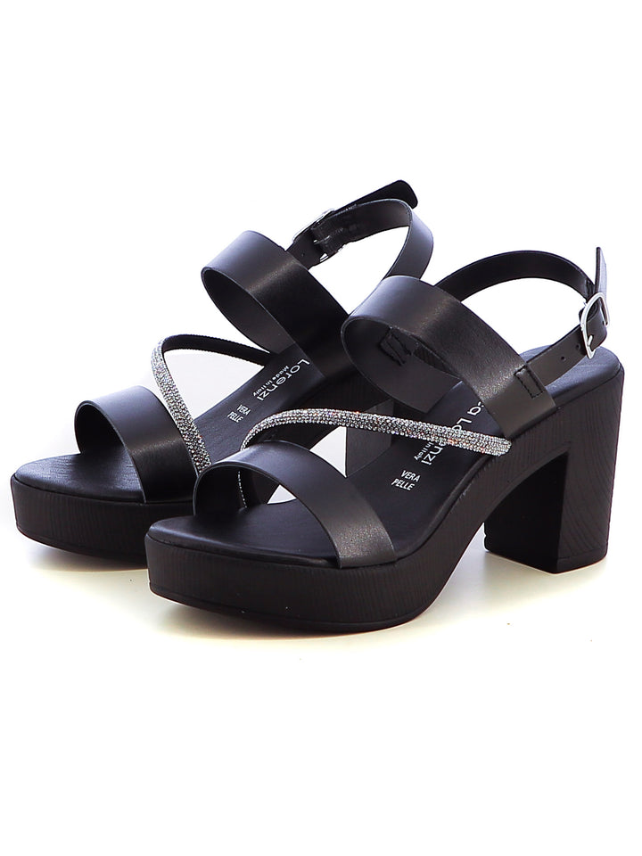 Sandali slingback donna FEDERICA LORENZI 16979-J1067 nero | Costa Superstore