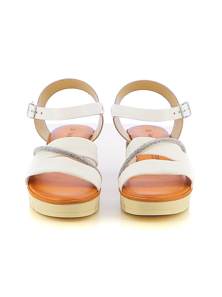 Sandali con cinturino donna FEDERICA LORENZI 16981 bianco | Costa Superstore