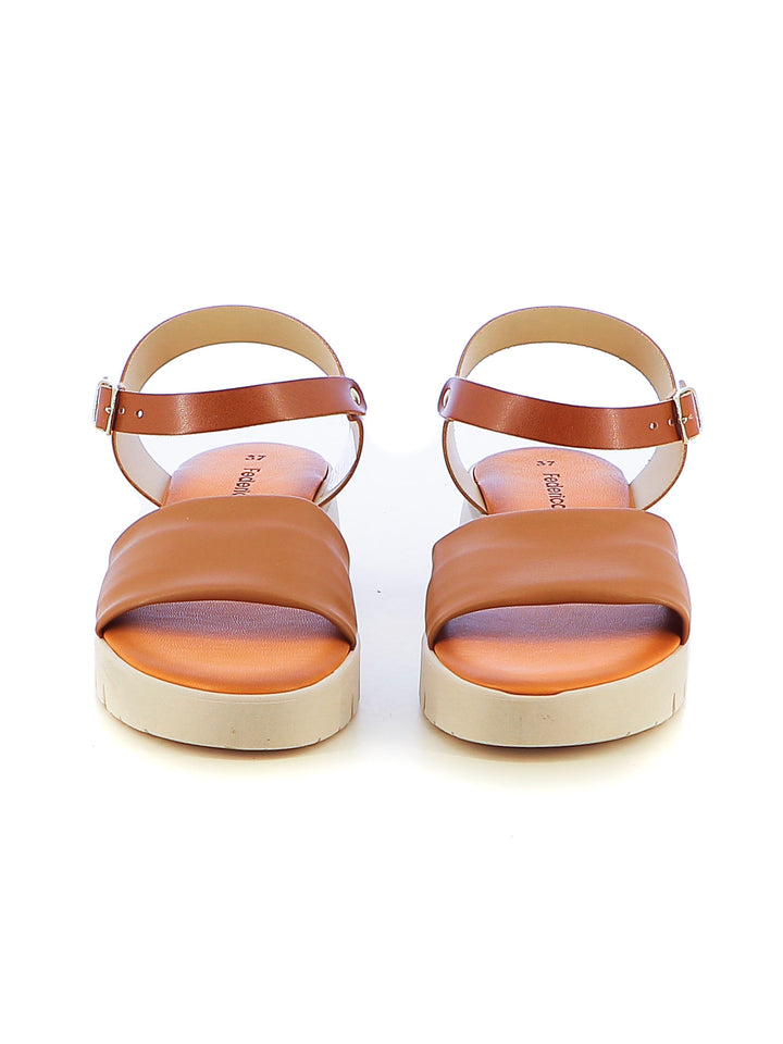 Sandali con cinturino donna FEDERICA LORENZI 16984 cuoio | Costa Superstore