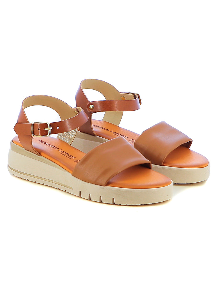 Sandali con cinturino donna FEDERICA LORENZI 16984 cuoio | Costa Superstore