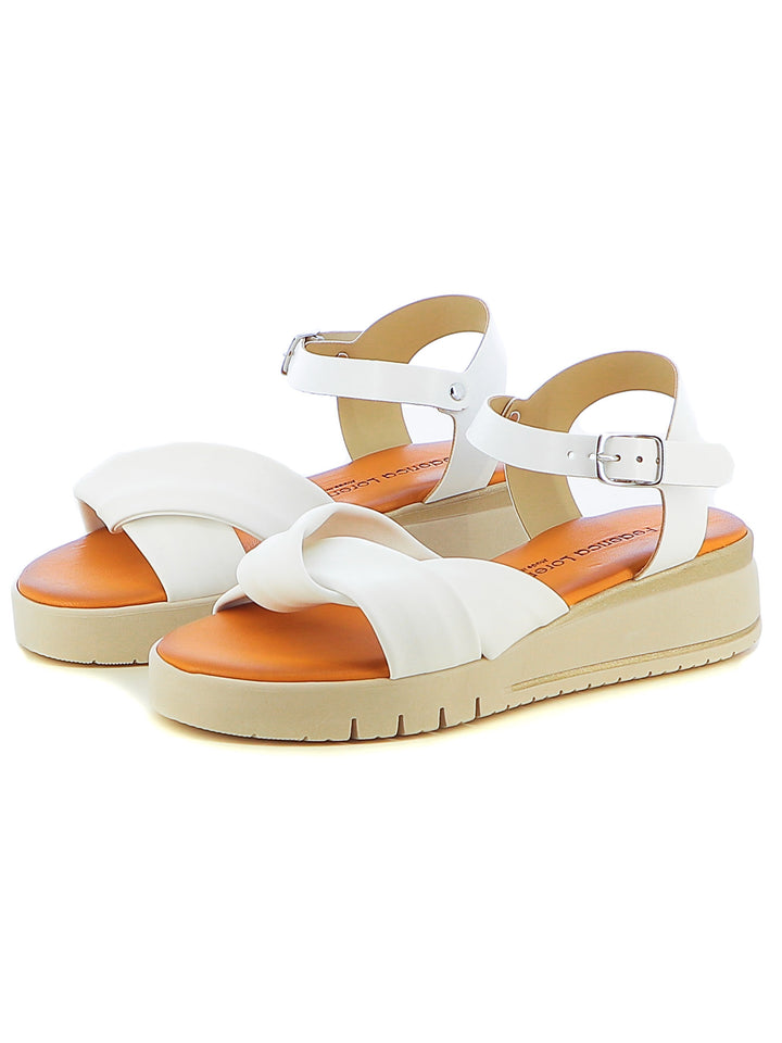 Sandali con cinturino donna FEDERICA LORENZI 16985 bianco | Costa Superstore