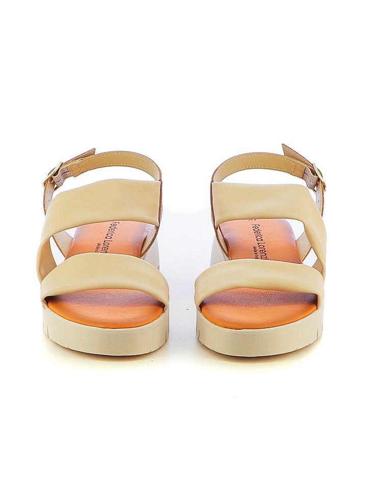 Sandali fasciati donna FEDERICA LORENZI 16986 beige chiaro | Costa Superstore