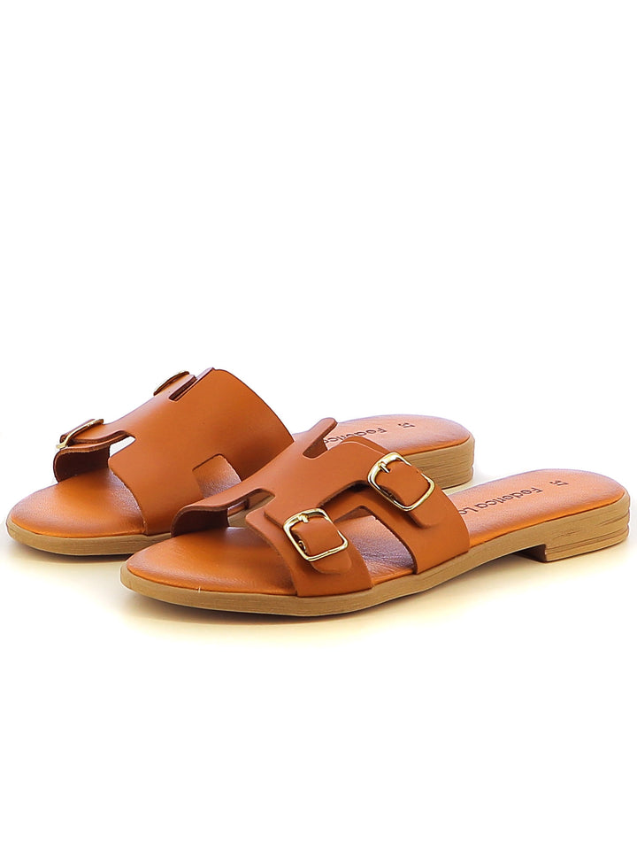 Ciabattine donna FEDERICA LORENZI 16989 cuoio | Costa Superstore