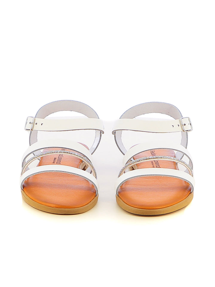 Sandali con cinturino donna FEDERICA LORENZI 16998 bianco | Costa Superstore