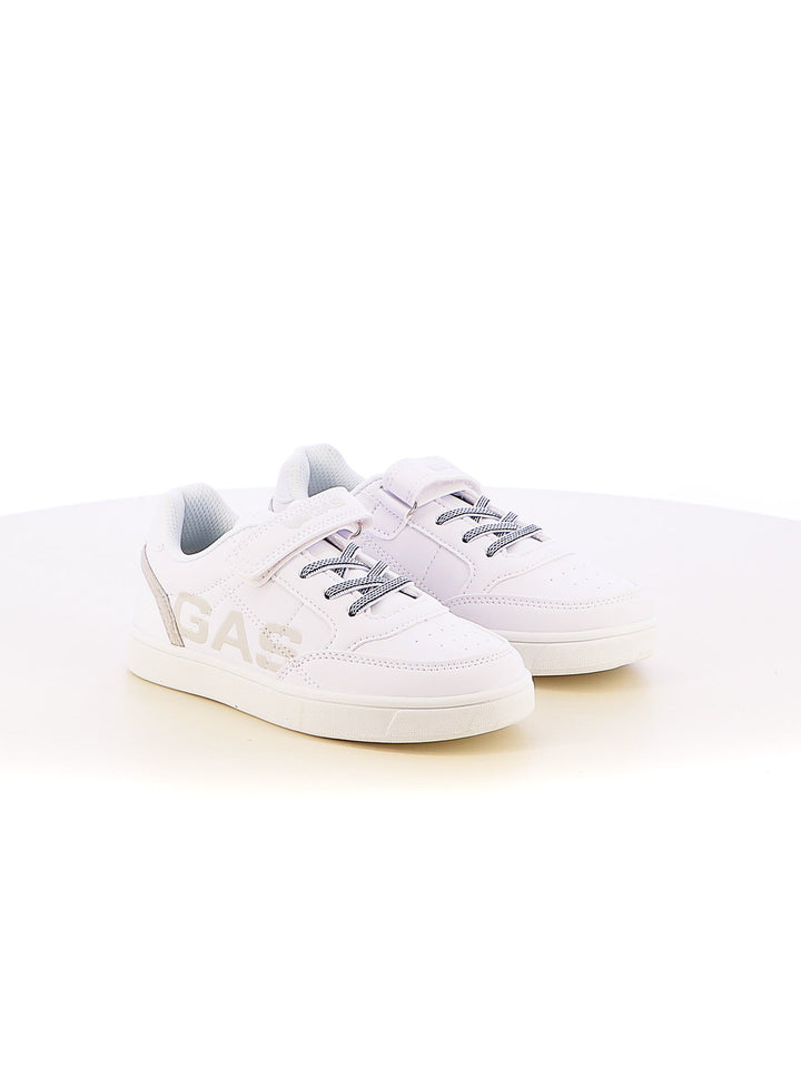 Sneakers con strappi bambino GAS GAK514121 bianco | Costa Superstore