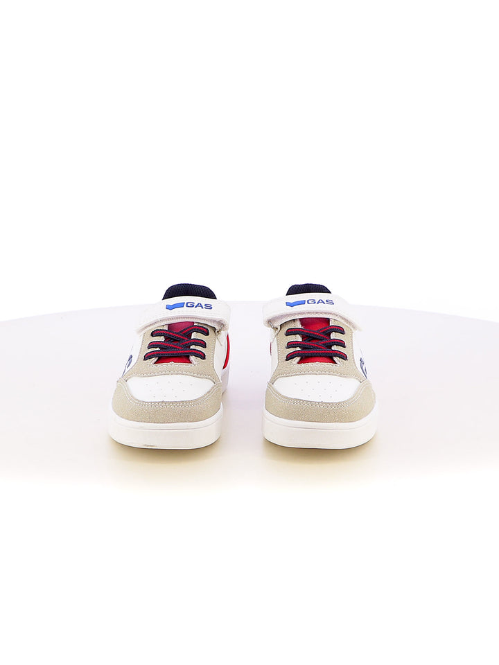 Sneakers con strappi bambino GAS GAK514121 bianco blu | Costa Superstore