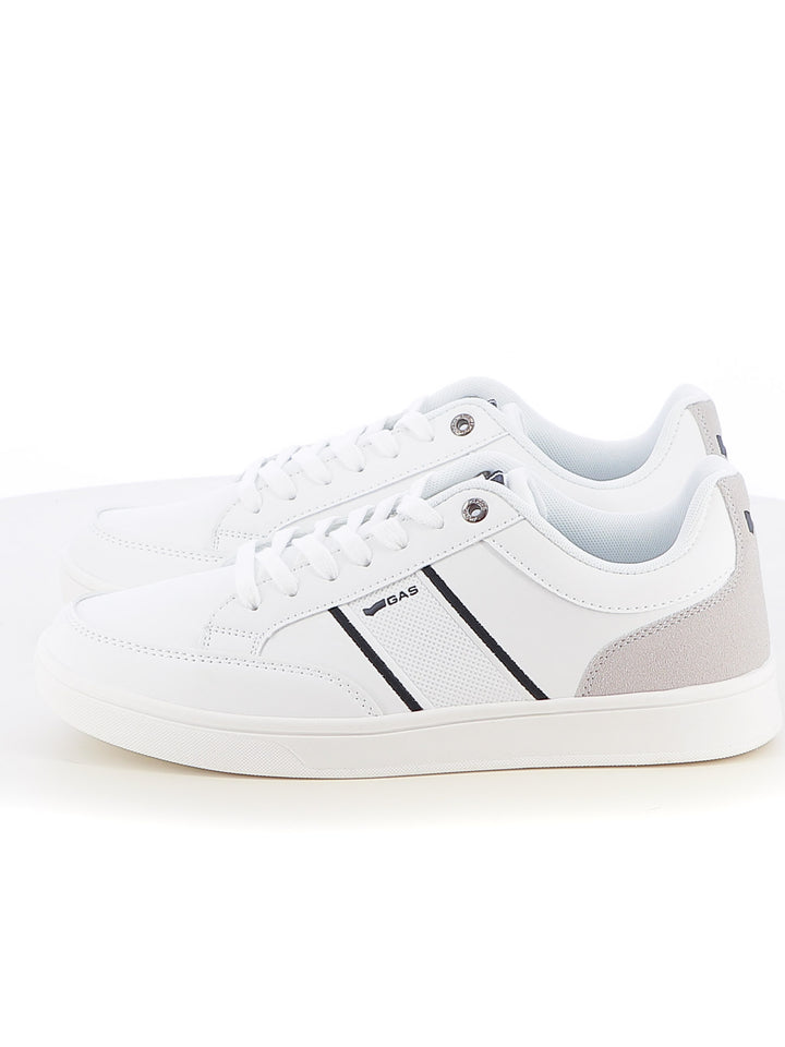 Sneakers stringate uomo GAS GAM514145 bianco blu | Costa Superstore