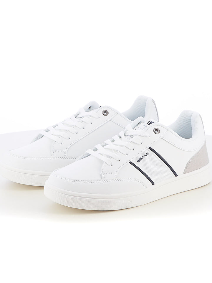 Sneakers stringate uomo GAS GAM514145 bianco blu | Costa Superstore