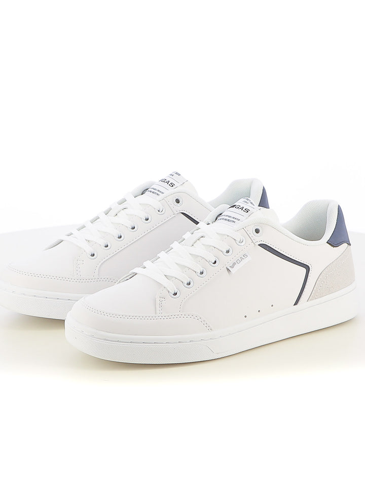 Sneakers stringate uomo GAS GAM514180 bianco blu | Costa Superstore
