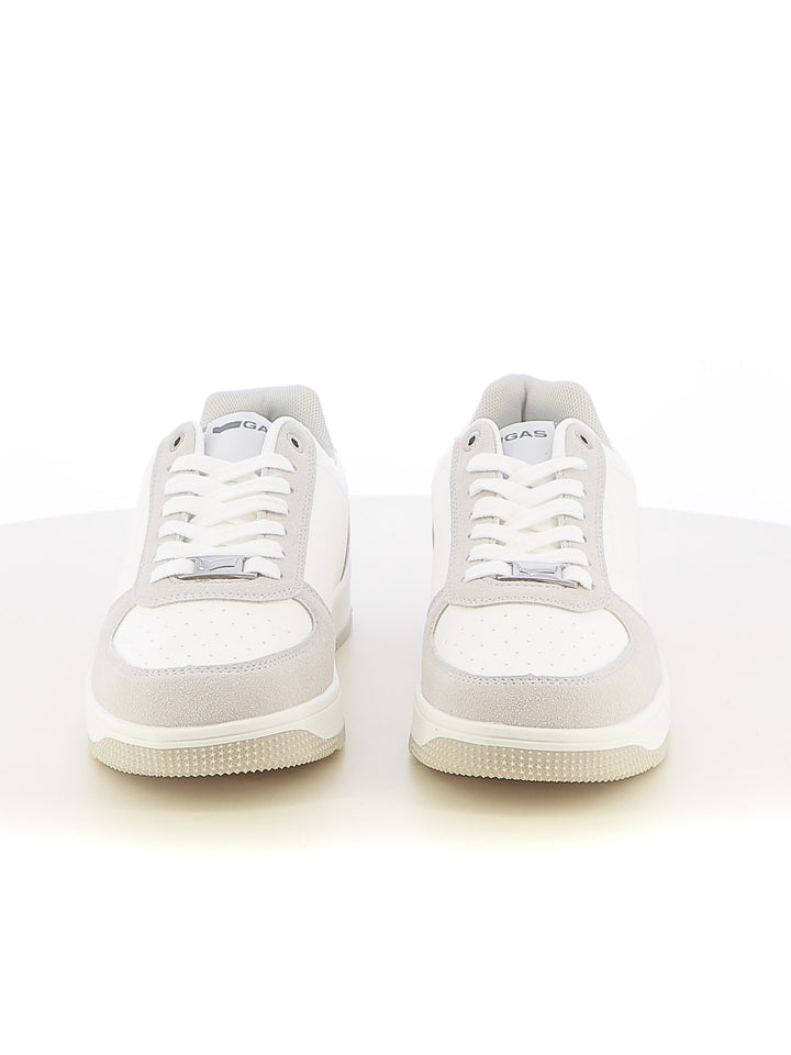 Sneakers stringate uomo GAS GAM514211 bianco grigio | Costa Superstore