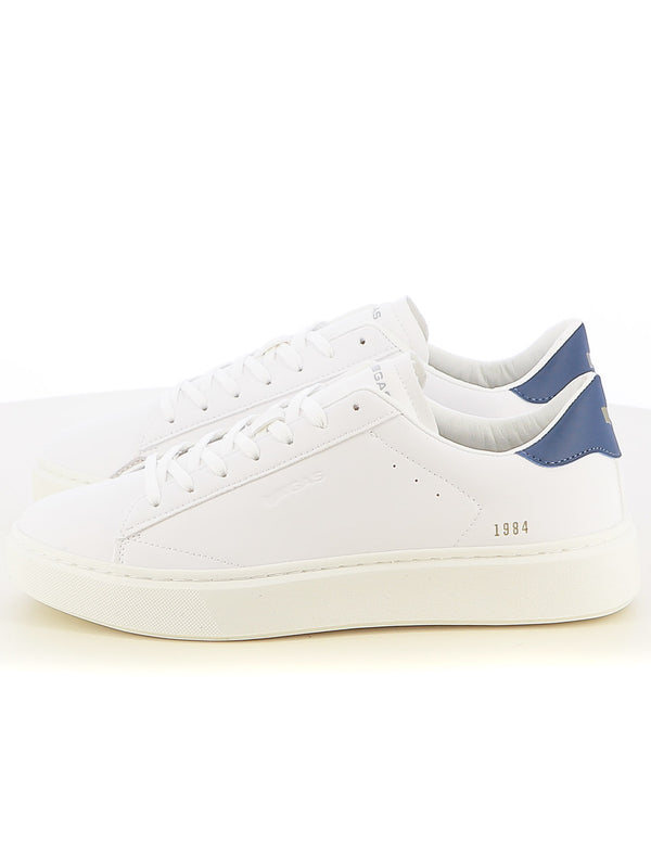 Sneakers stringate uomo GAS GAM514505 bianco blu | Costa Superstore