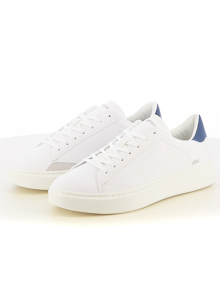 Sneakers stringate uomo GAS GAM514505 bianco blu | Costa Superstore