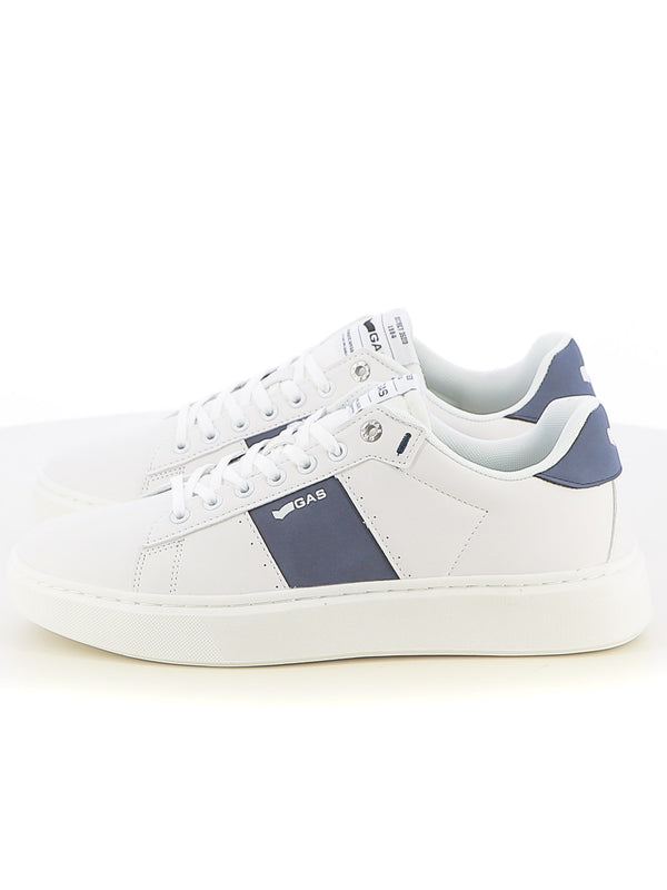 Sneakers stringate uomo GAS GAM514520 bianco blu | Costa Superstore