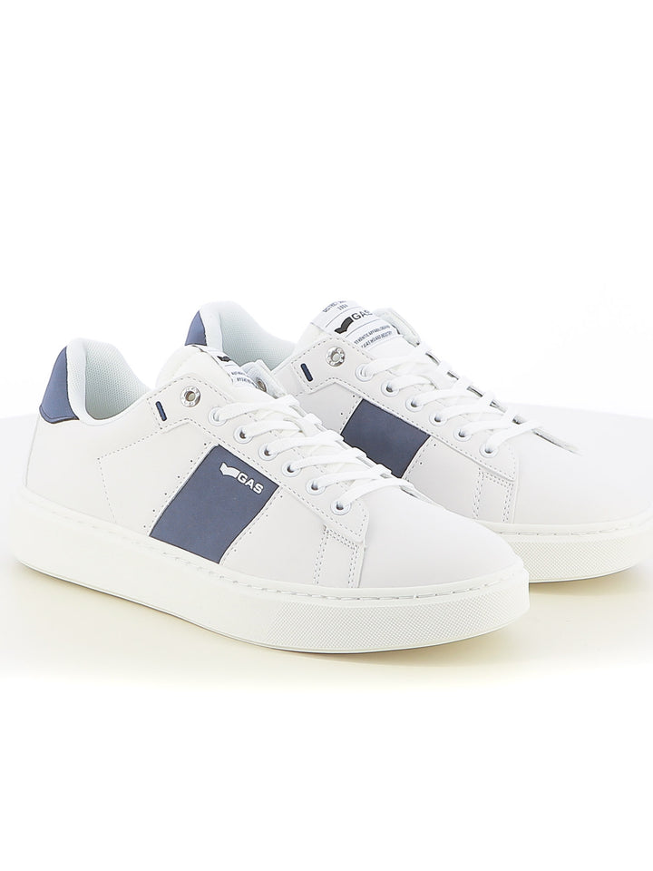 Sneakers stringate uomo GAS GAM514520 bianco blu | Costa Superstore