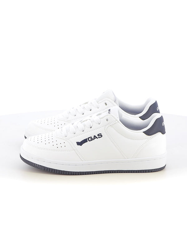 Sneakers stringate ragazzo GAS GAM514600J bianco blu | Costa Superstore