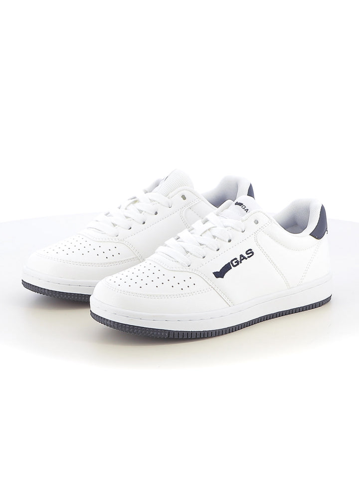 Sneakers stringate ragazzo GAS GAM514600J bianco blu | Costa Superstore