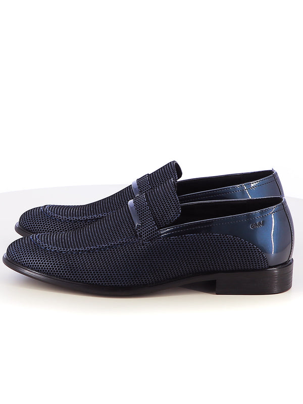 Mocassini eleganti uomo GIANMARCO VENTURI M00145 blu | Costa Superstore
