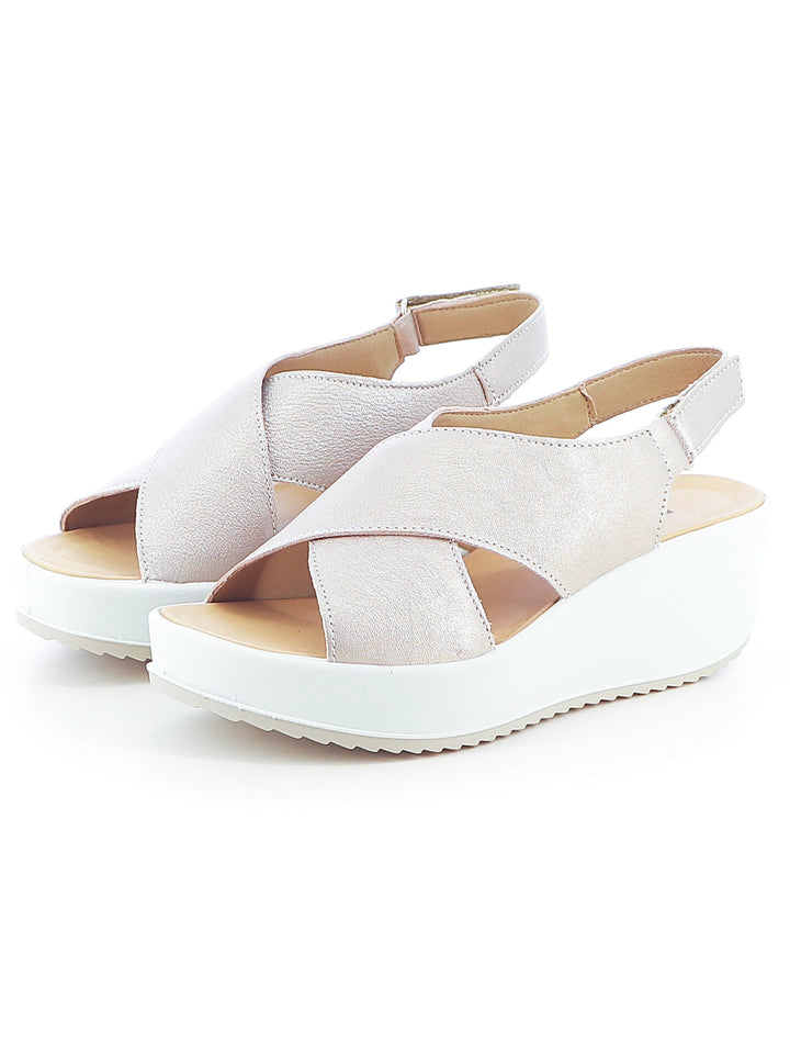 Sandali con cross-strap donna IMAC 757620 beige chiaro | Costa Superstore
