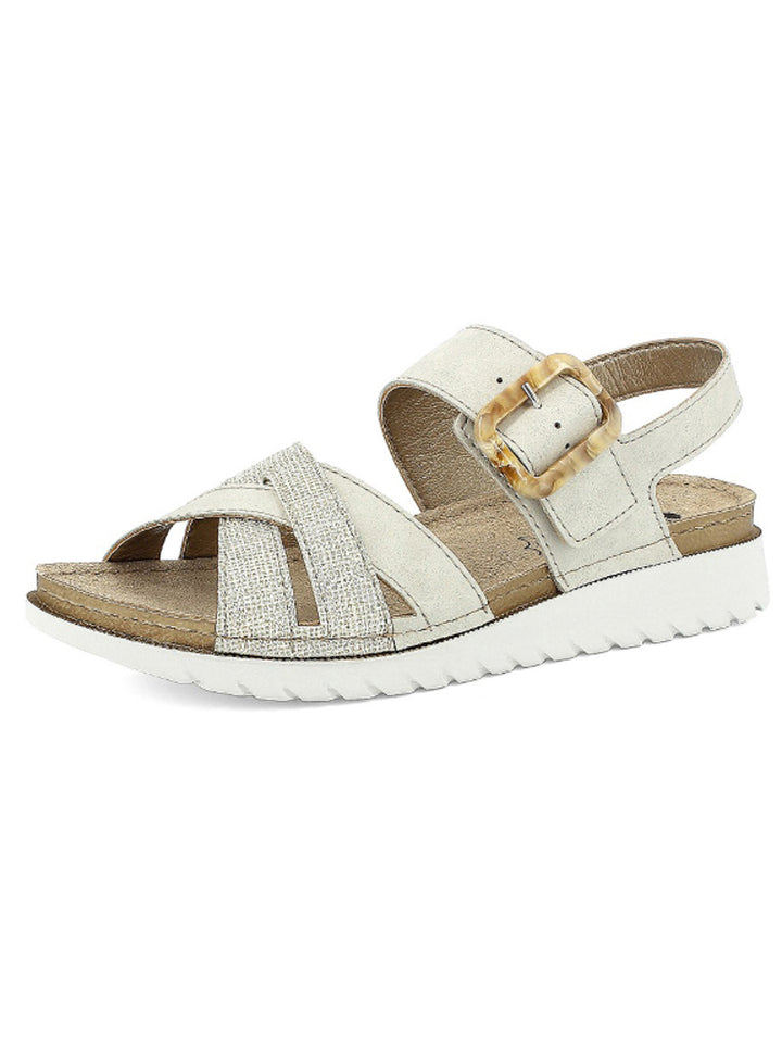 Sandali con cinturino donna INBLU CN47 grigio chiaro | Costa Superstore