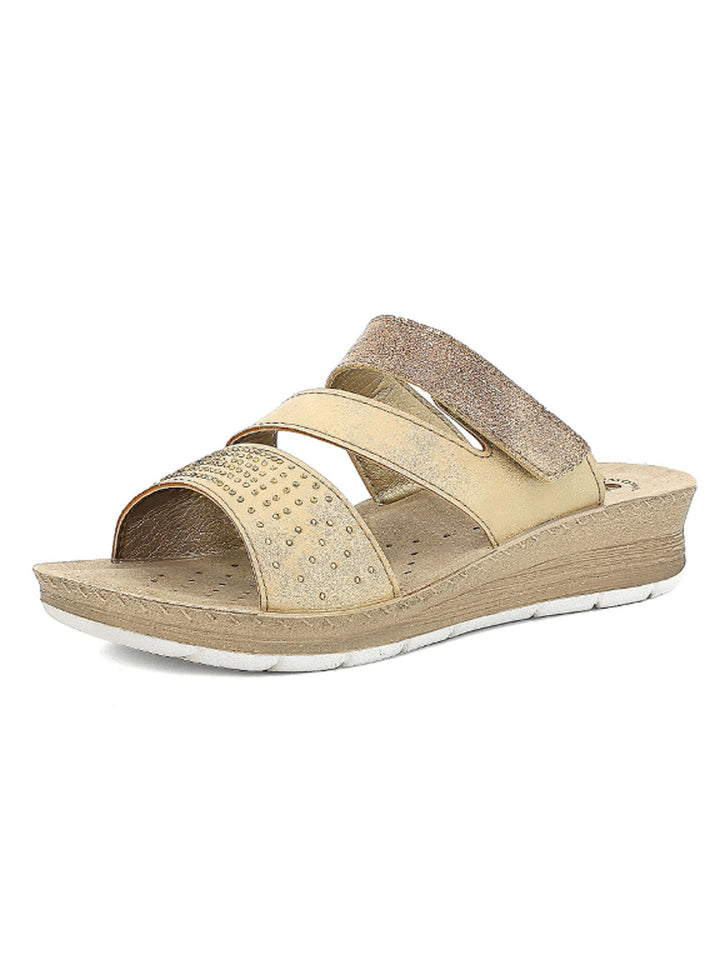 Ciabatte comfort donna INBLU FC62 beige chiaro | Costa Superstore