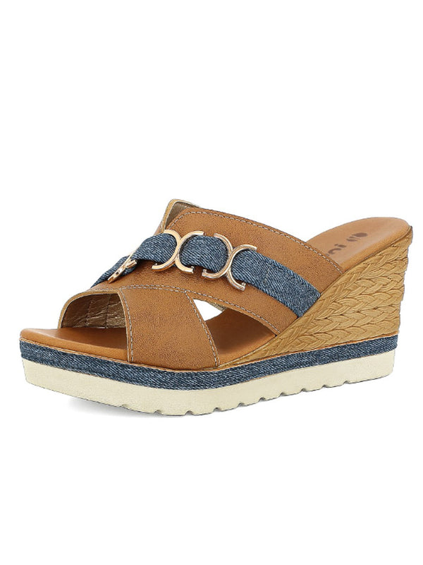 Ciabattine donna INBLU FG40 cuoio | Costa Superstore