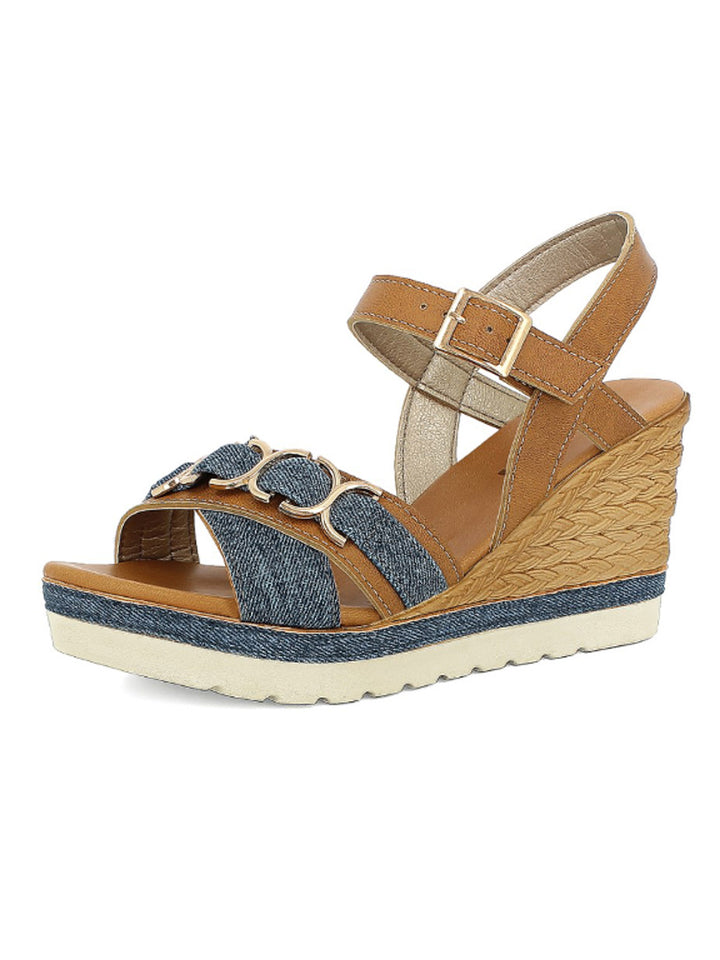 Sandali con cinturino donna INBLU FG41 cuoio | Costa Superstore