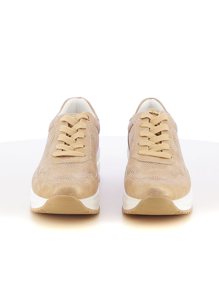 Sneakers stringate donna INBLU IN421 beige chiaro | Costa Superstore