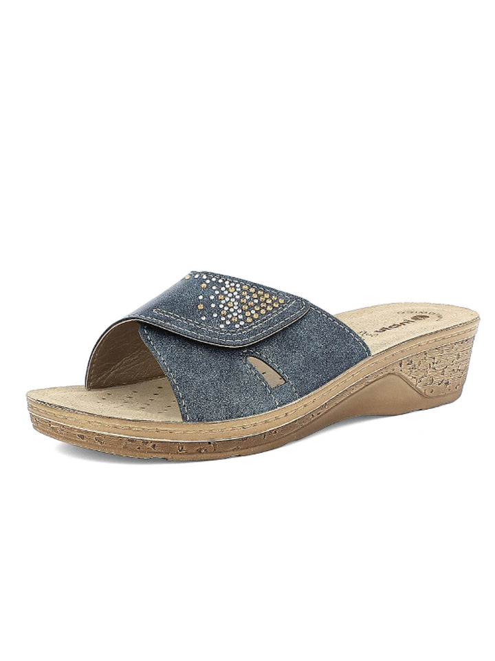 Ciabatte comfort donna INBLU PV08 blu | Costa Superstore