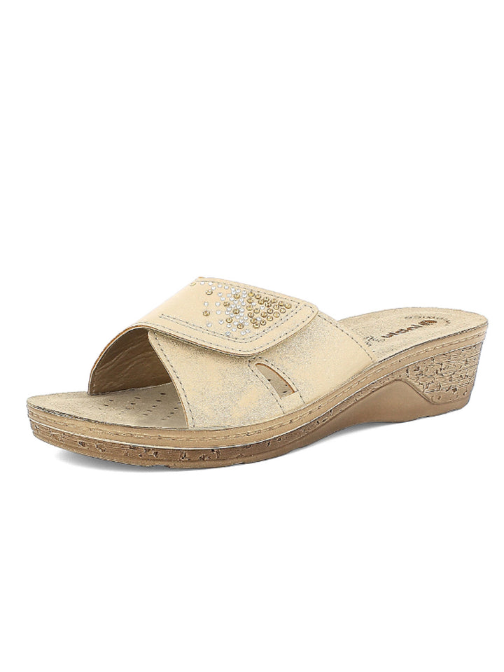 Ciabatte comfort donna INBLU PV08 beige chiaro | Costa Superstore