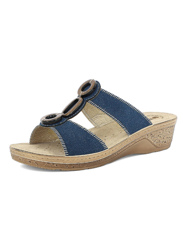 Ciabatte comfort donna INBLU PV11 blu | Costa Superstore
