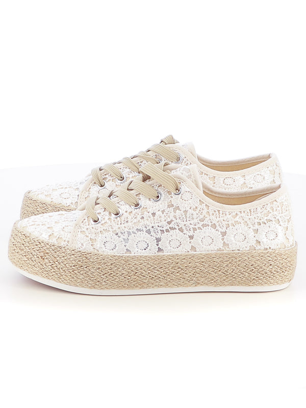 Sneakers in tela donna JEK JO E122 beige scuro | Costa Superstore