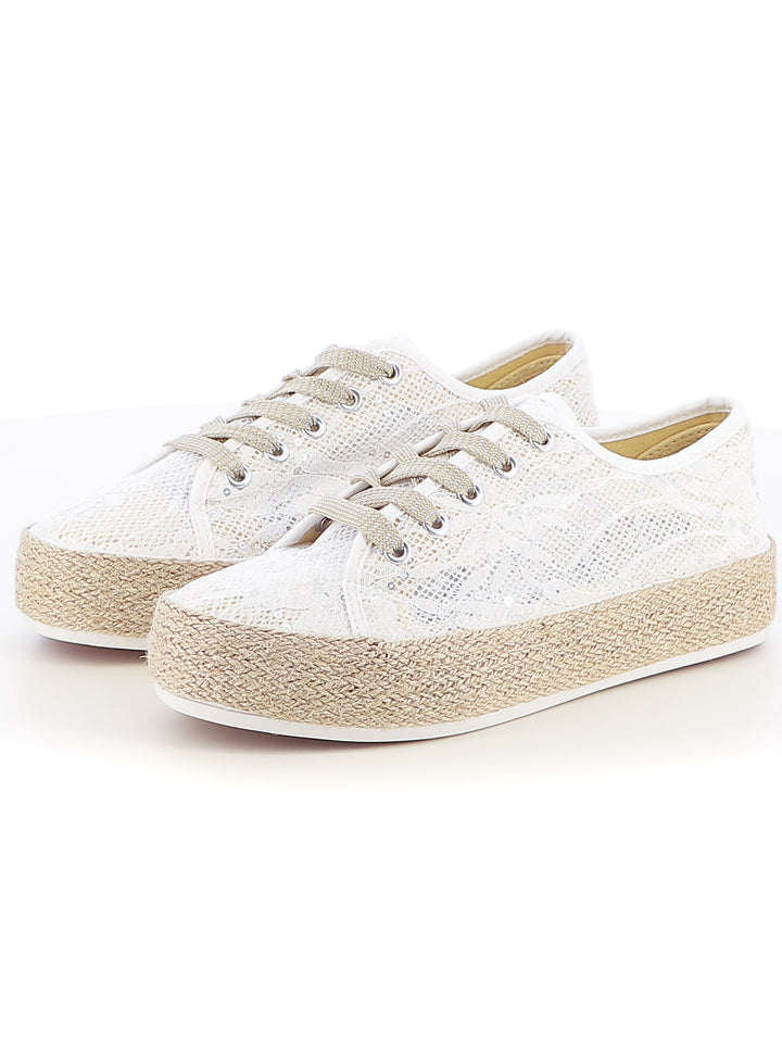 Sneakers in tela donna JEK JO E128 bianco | Costa Superstore