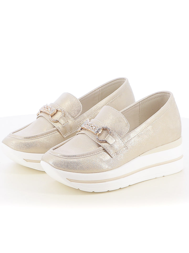 Mocassini donna JEK JO E40 beige scuro | Costa Superstore