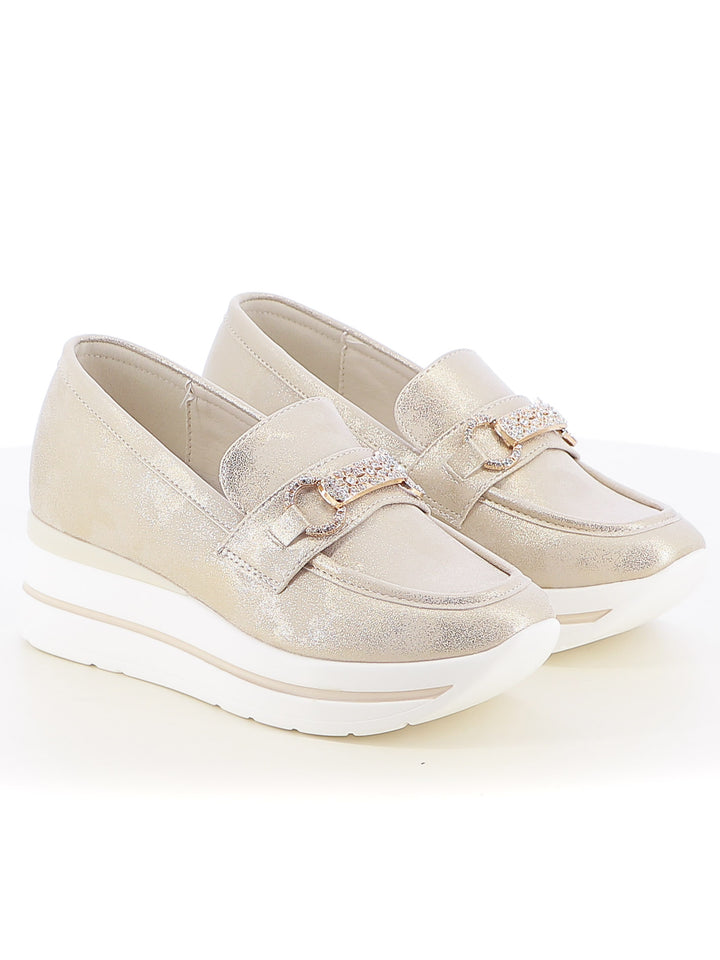 Mocassini donna JEK JO E40 beige scuro | Costa Superstore