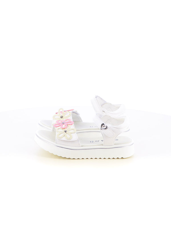 Sandaletti bambina JEK JO E530B bianco | Costa Superstore