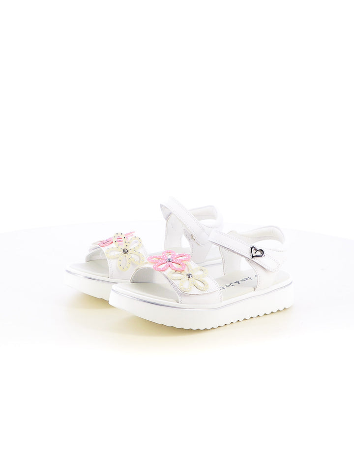 Sandaletti bambina JEK JO E530B bianco | Costa Superstore