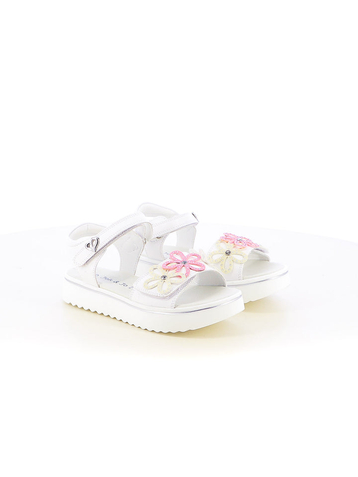 Sandaletti bambina JEK JO E530B bianco | Costa Superstore