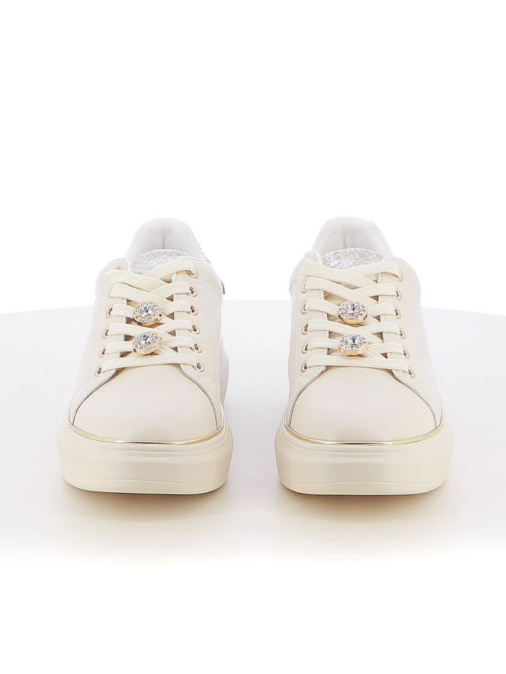 Sneakers stringate donna JEK JO E85 beige chiaro | Costa Superstore