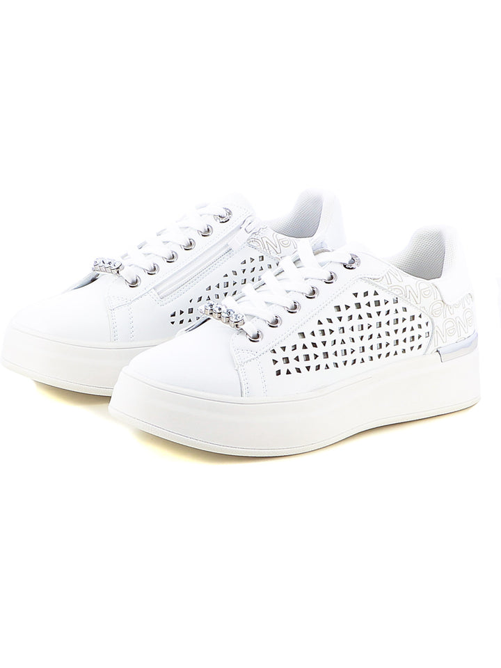 Sneakers stringate donna JEK JO E91 bianco | Costa Superstore