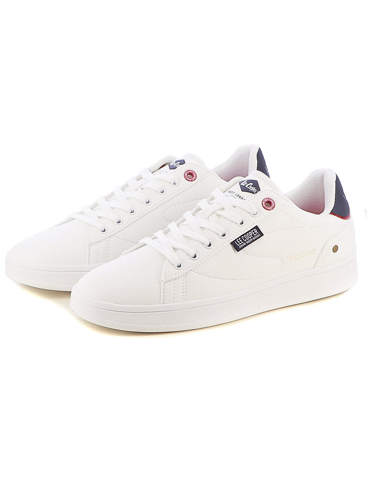 Sneakers stringate uomo LEE COOPER LCM512304 LORENZ bianco | Costa Superstore