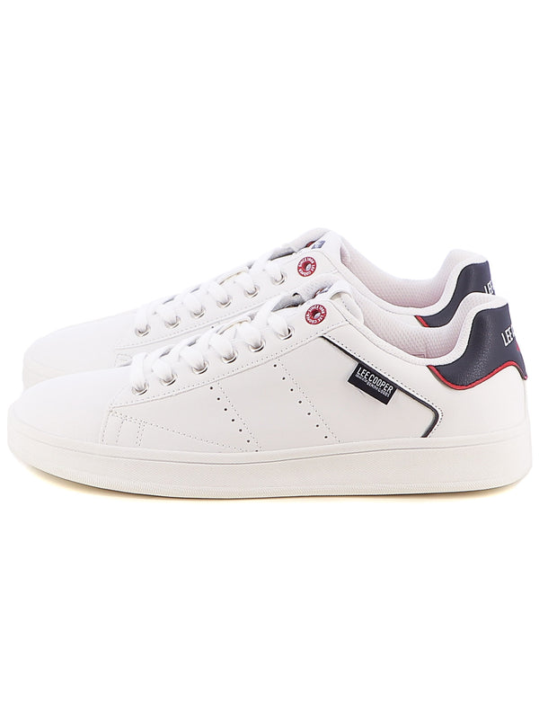 Sneakers stringate uomo LEE COOPER LCM512508 PRIME bianco | Costa Superstore